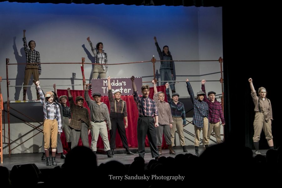 The PIHS SHIPMates perform Newsies during senior night. Were not just friends that do a musical. We are a family. We are a SHIPMates family, Landyn Newlands 21 said. 