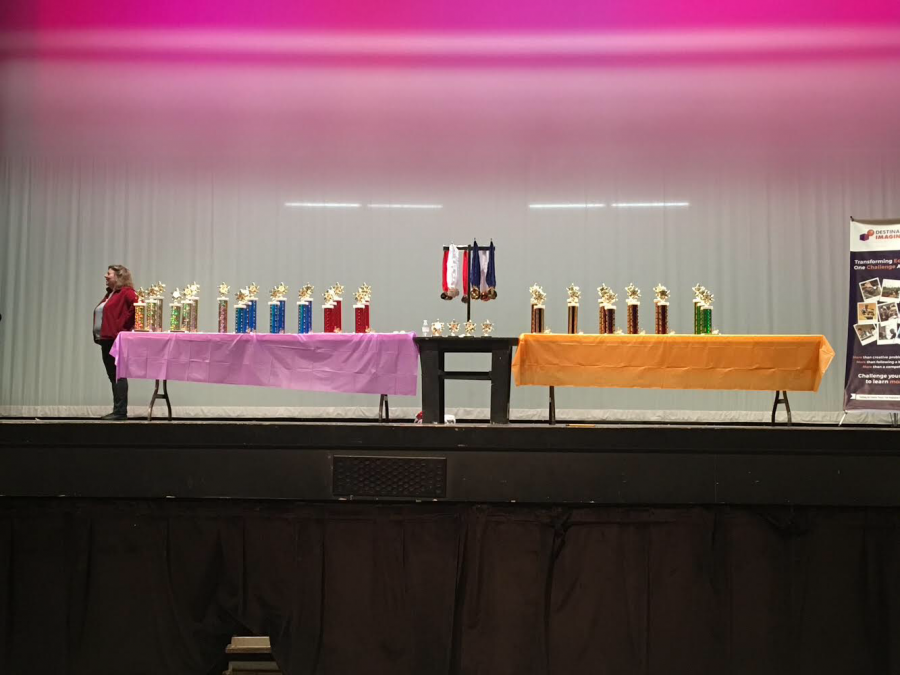 At the end of the competition all teams head to the auditorium to see what they placed at States. One high school team and one middle school team made first place. “I felt very prepared,” Baker said.