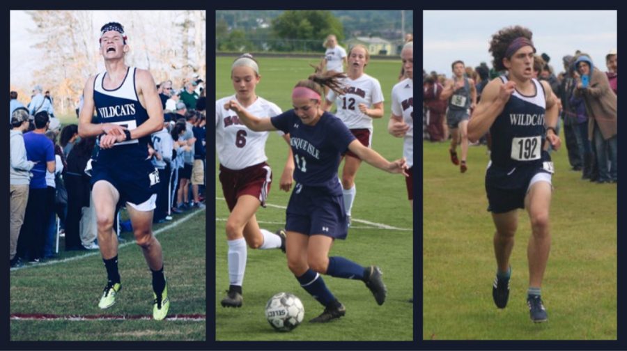 Max+Bartley+18%2C+Madison+Michaud+19+and+Owen+McQuarrie+19+compete+as+Wildcats+before+moving+on+to+compete+at+the+collegiate+level.+The+soccer+program+at+St.+Joes+has+a+lot+of+spectators+so+it+feels+homey%2C+but+Ill+definitely+miss+basketball+at+PIHS%2C+said+Michaud.