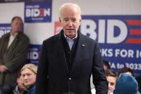 President Elect Joe Biden at one of his rallies.