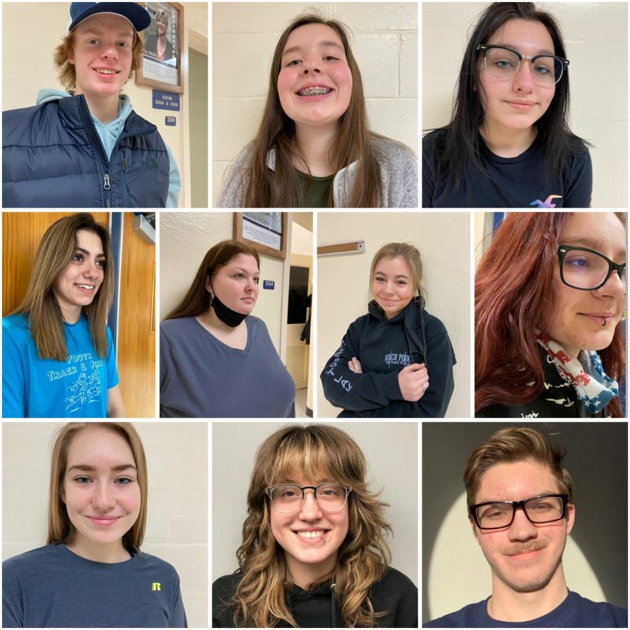 Students flaunt their facial characteristics that have gone unnoticed for so long. “I got my nose piercing to show friends and peers, so I am glad to have the chance now,” said Hailey Marquis ‘22. 