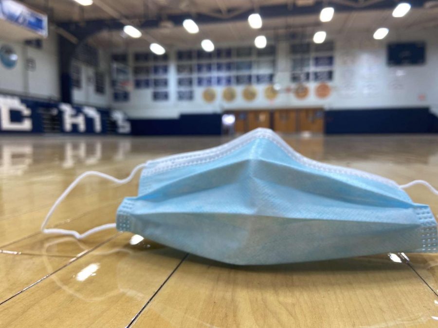 Presque Isle High School empty gymnasium awaits the arrival of winter sports. Basketball tryouts begin November 22.