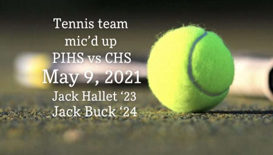 On+Monday%2C+May+9+the+varsity+tennis+team+hosted+Caribou.+The+doubles+team+of+Jack+Hallett+23+and+Jack+Buck+24+wore+mics+to+give+an+inside+view+as+to+what+competing+together+and+against+your+rival+is+like.+