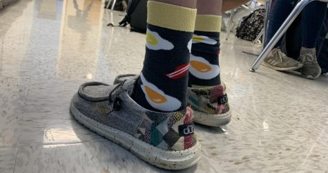 A unique way students express themselves - socks
