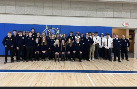 PI FFA chapter at UMPI for state convention 2023.
