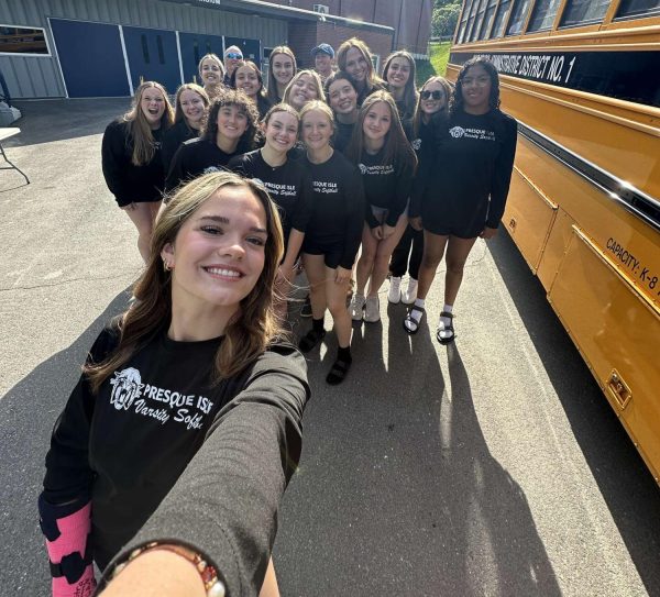 The Lady Wildcats gear up for the trip to Rockland. “It feels good going against the same team as last year, knowing we’re even better than we were last year and that it would be a close game,” Astra Laughton ’26 said. “I will miss our seniors and even this year, in general, because it means I’m one year closer to leaving the team.”